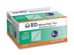 BD Microfine Plus 6mmx1ml Syringe 100