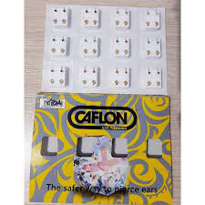 CAFLON EAR RING WHITE