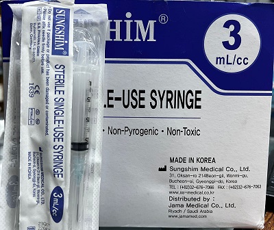 Euromed Syringe 3ml